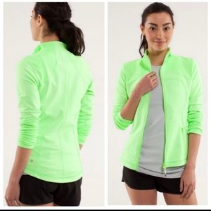 Lululemon Zippy Green Forme Jacket size 6